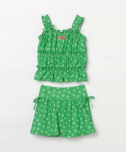 日本童裝 p.premier 防UV 泳衣兩件套裝 80-140cm 女童款 TOPS 夏季 夏日玩水泳衣特輯