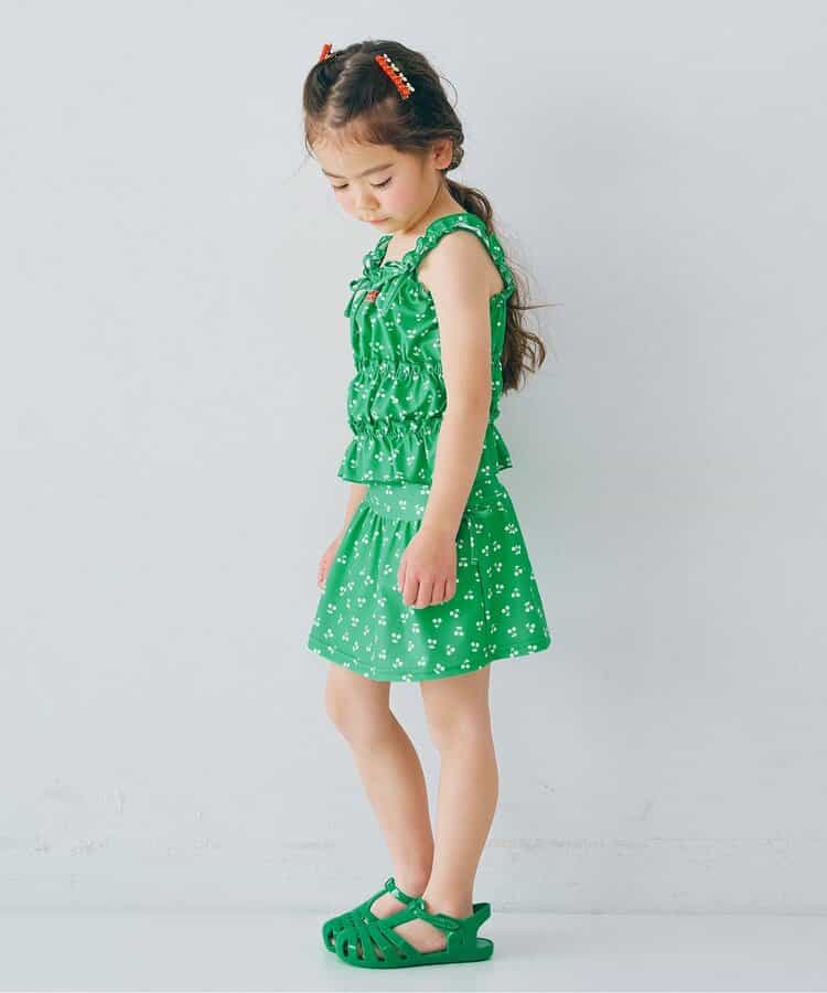 日本童裝 p.premier 防UV 泳衣兩件套裝 80-140cm 女童款 TOPS 夏季 夏日玩水泳衣特輯