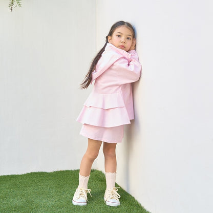 Japanese children's clothing Ly# mine tank top and shorts set 100-150cm girls summer TOPS PANTS 