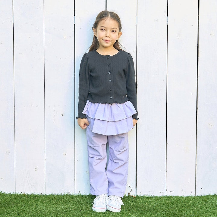 Japanese children's clothing Ly# mine tank top and shorts set 100-150cm girls summer TOPS PANTS 
