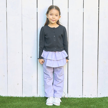 Japanese children's clothing Ly# mine tank top and shorts set 100-150cm girls summer TOPS PANTS 
