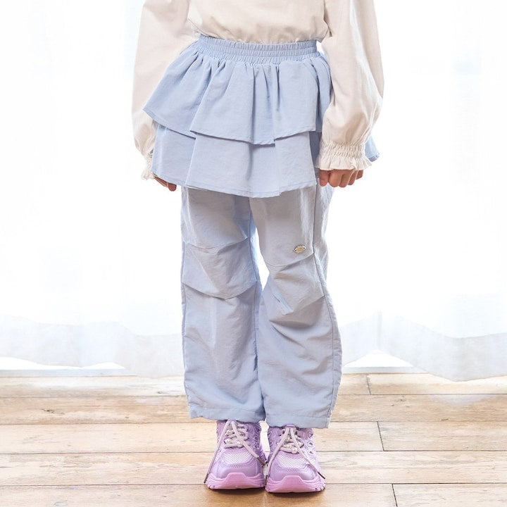 Japanese children's clothing Ly# mine tank top and shorts set 100-150cm girls summer TOPS PANTS 