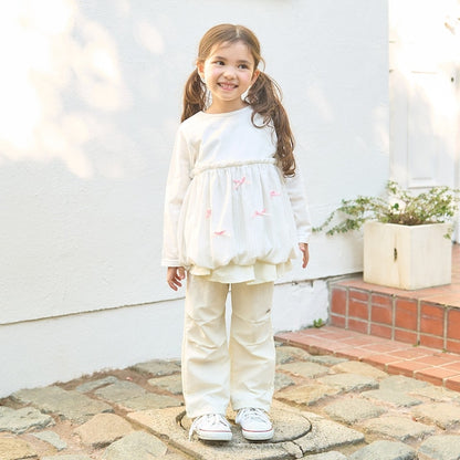 Japanese children's clothing Ly# mine tank top and shorts set 100-150cm girls summer TOPS PANTS 