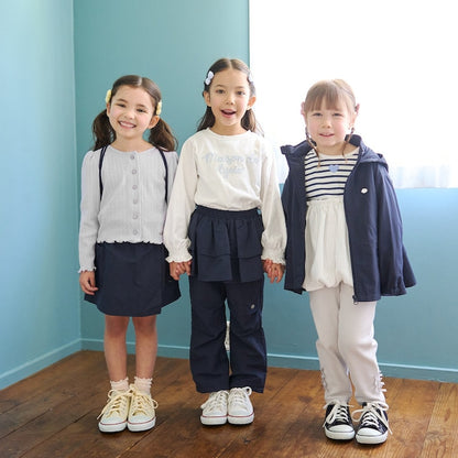 Japanese children's clothing Ly# mine tank top and shorts set 100-150cm girls summer TOPS PANTS 