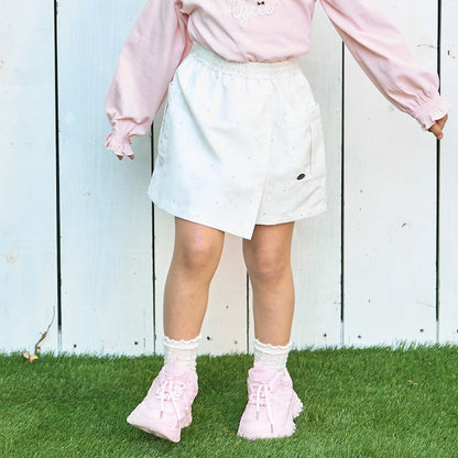 Japanese children's clothing Ly# mine tank top and shorts set 100-150cm girls summer TOPS PANTS 