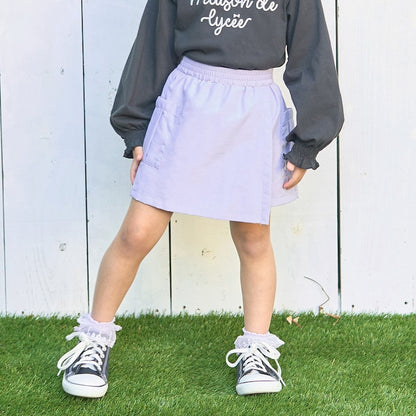 Japanese children's clothing Ly# mine tank top and shorts set 100-150cm girls summer TOPS PANTS 