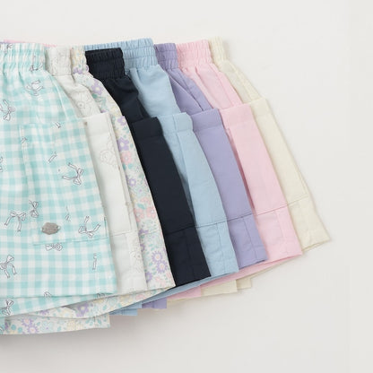 Japanese children's clothing Ly# mine tank top and shorts set 100-150cm girls summer TOPS PANTS 