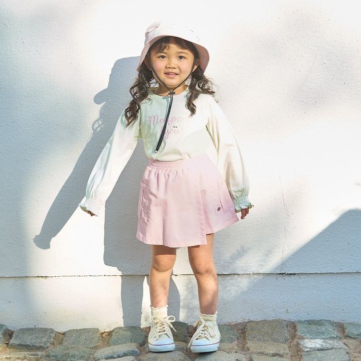 Japanese children's clothing Ly# mine tank top and shorts set 100-150cm girls summer TOPS PANTS 