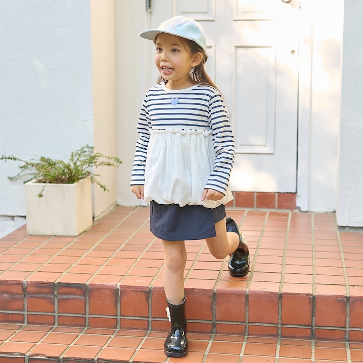 Japanese children's clothing Ly# mine tank top and shorts set 100-150cm girls summer TOPS PANTS 
