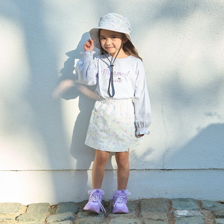 Japanese children's clothing Ly# mine tank top and shorts set 100-150cm girls summer TOPS PANTS 