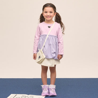 Japanese children's clothing Ly# mine tank top and shorts set 100-150cm girls summer TOPS PANTS 
