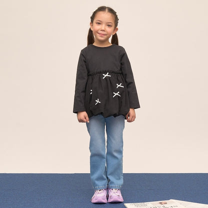 Japanese children's clothing Ly# mine tank top and shorts set 100-150cm girls summer TOPS PANTS 