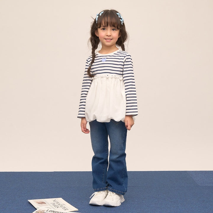 Japanese children's clothing Ly# mine tank top and shorts set 100-150cm girls summer TOPS PANTS 