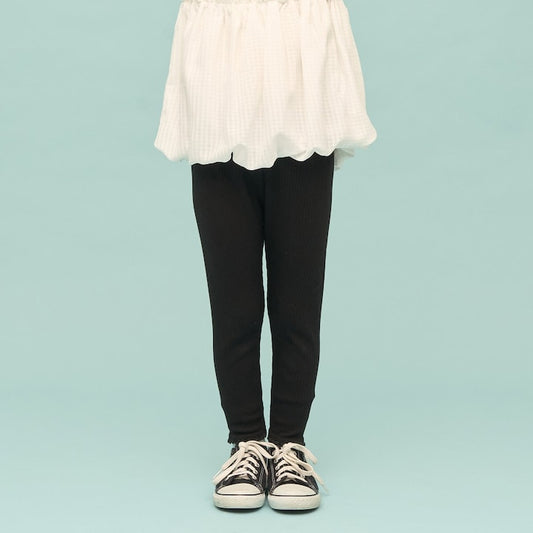 日本童裝 Ly# mine 蕾絲荷葉邊九分長打底褲 90-150cm 女童款 夏季 PANTS