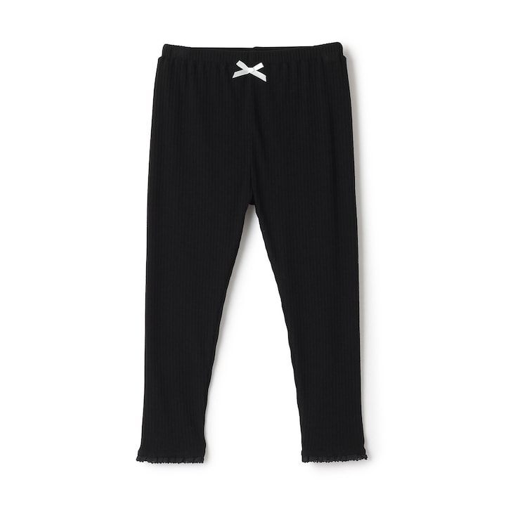 日本童裝 Ly# mine 蕾絲荷葉邊九分長打底褲 90-150cm 女童款 夏季 PANTS