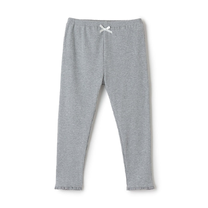 日本童裝 Ly# mine 蕾絲荷葉邊九分長打底褲 90-150cm 女童款 夏季 PANTS
