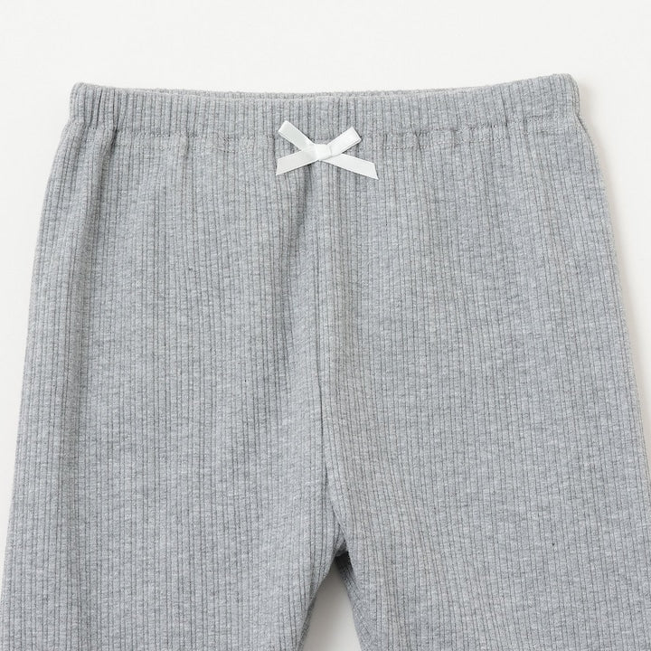 日本童裝 Ly# mine 蕾絲荷葉邊九分長打底褲 90-150cm 女童款 夏季 PANTS