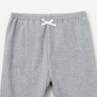 日本童裝 Ly# mine 蕾絲荷葉邊九分長打底褲 90-150cm 女童款 夏季 PANTS
