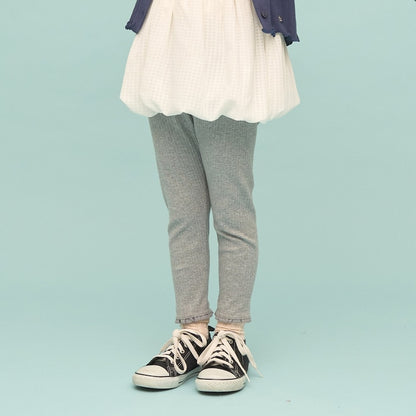 日本童裝 Ly# mine 蕾絲荷葉邊九分長打底褲 90-150cm 女童款 夏季 PANTS