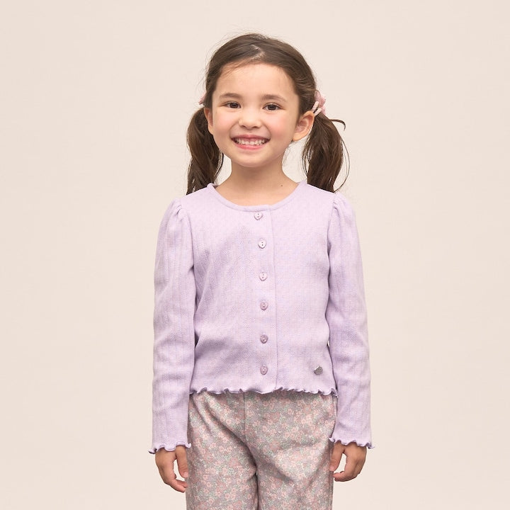 日本童裝 Ly# mine 防UV【可調節溫度】圖案網眼外套 100-150cm 女童款 夏季 OUTERWEAR