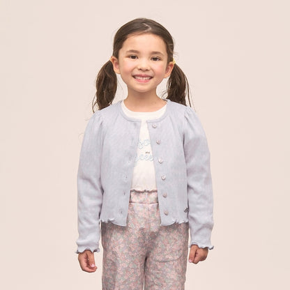 日本童裝 Ly# mine 防UV【可調節溫度】圖案網眼外套 100-150cm 女童款 夏季 OUTERWEAR
