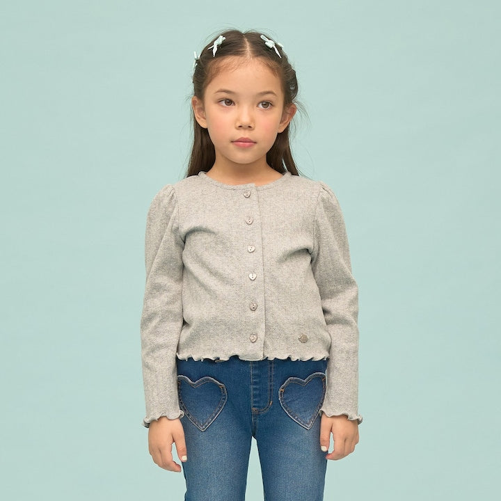 日本童裝 Ly# mine 防UV【可調節溫度】圖案網眼外套 100-150cm 女童款 夏季 OUTERWEAR
