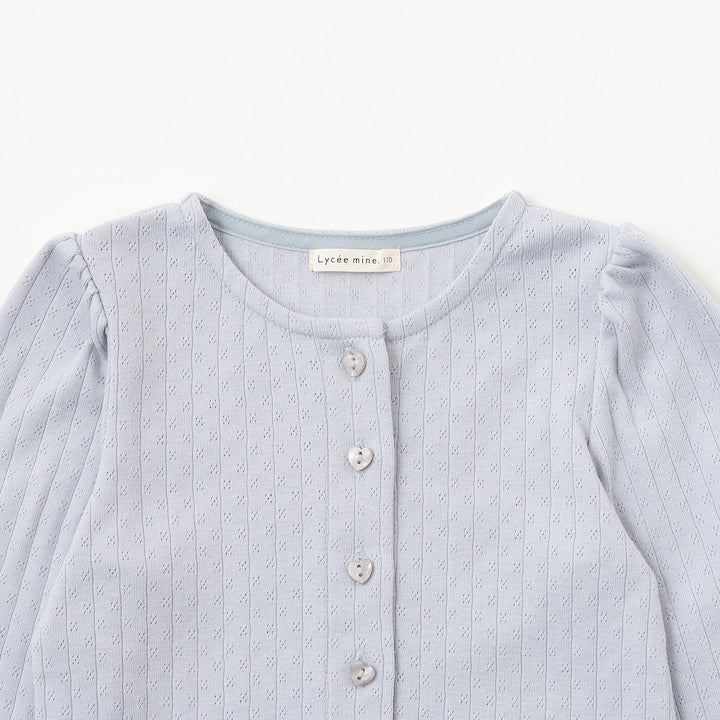 日本童裝 Ly# mine 防UV【可調節溫度】圖案網眼外套 100-150cm 女童款 夏季 OUTERWEAR