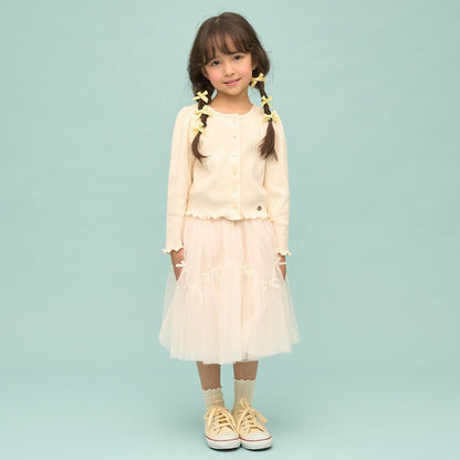 日本童裝 Ly# mine 防UV【可調節溫度】圖案網眼外套 100-150cm 女童款 夏季 OUTERWEAR