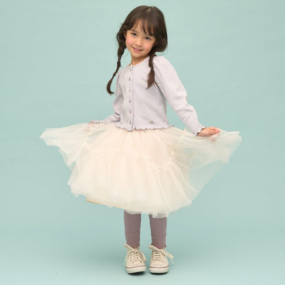 日本童裝 Ly# mine 防UV【可調節溫度】圖案網眼外套 100-150cm 女童款 夏季 OUTERWEAR