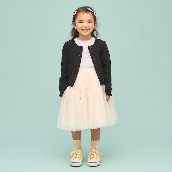 日本童裝 Ly# mine 防UV【可調節溫度】圖案網眼外套 100-150cm 女童款 夏季 OUTERWEAR