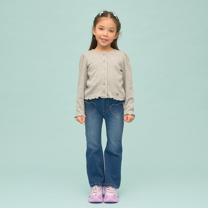 日本童裝 Ly# mine 防UV【可調節溫度】圖案網眼外套 100-150cm 女童款 夏季 OUTERWEAR