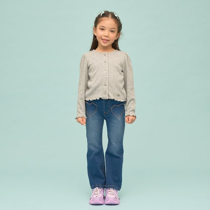 日本童裝 Ly# mine 防UV【可調節溫度】圖案網眼外套 100-150cm 女童款 夏季 OUTERWEAR