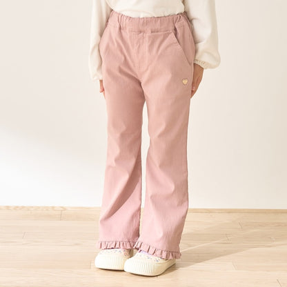 日本童裝 Ly# mine 彈力荷葉邊喇叭褲 100-150cm 女童款 夏季 PANTS