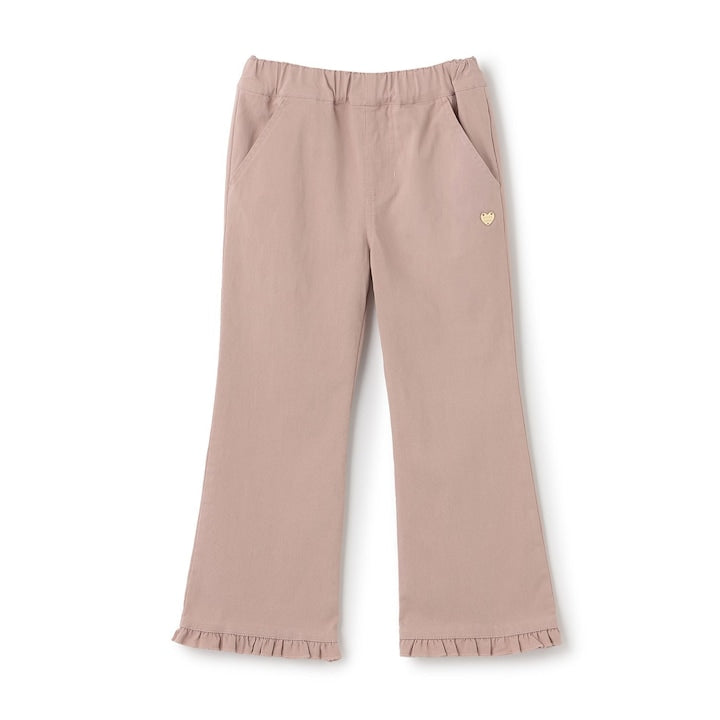 日本童裝 Ly# mine 彈力荷葉邊喇叭褲 100-150cm 女童款 夏季 PANTS