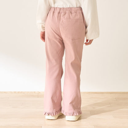 日本童裝 Ly# mine 彈力荷葉邊喇叭褲 100-150cm 女童款 夏季 PANTS