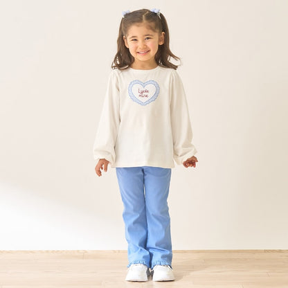 日本童裝 Ly# mine 彈力荷葉邊喇叭褲 100-150cm 女童款 夏季 PANTS