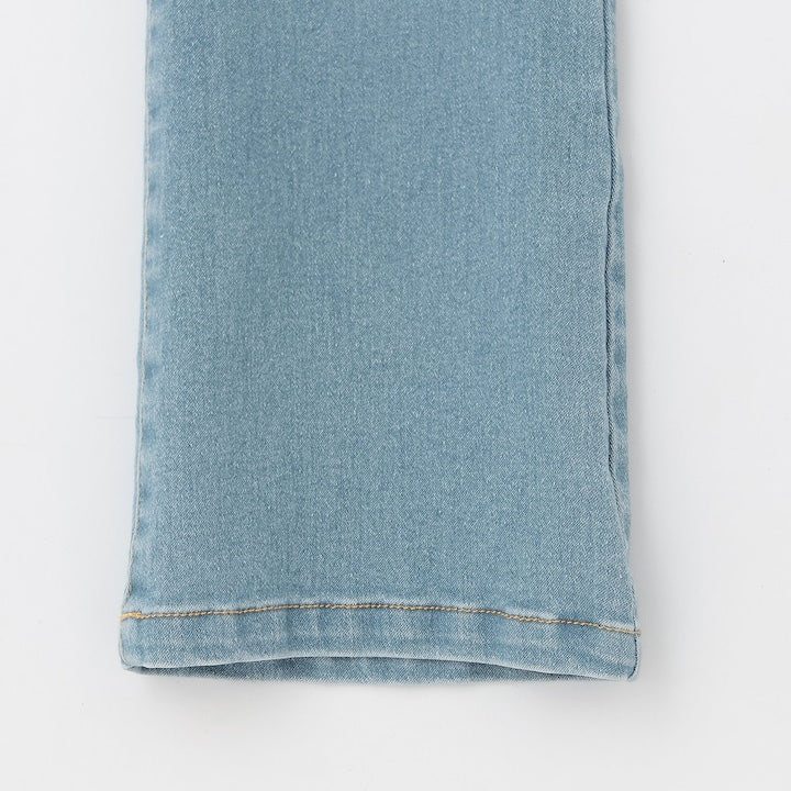 日本童裝 Ly# mine 彈力心形口袋喇叭牛仔褲 100-150cm 女童款 夏季 PANTS