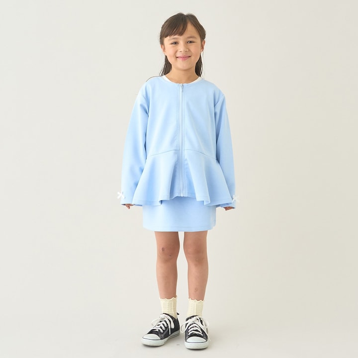 日本童裝 Ly# mine 裙邊圓領外套 100-150cm 女童款 夏季 OUTERWEAR