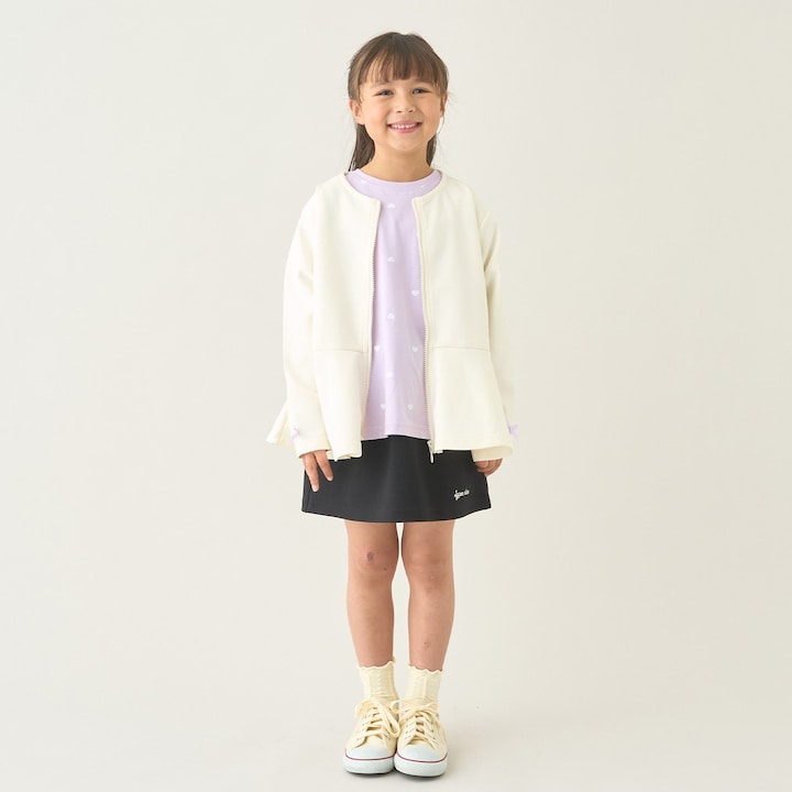 日本童裝 Ly# mine 裙邊圓領外套 100-150cm 女童款 夏季 OUTERWEAR
