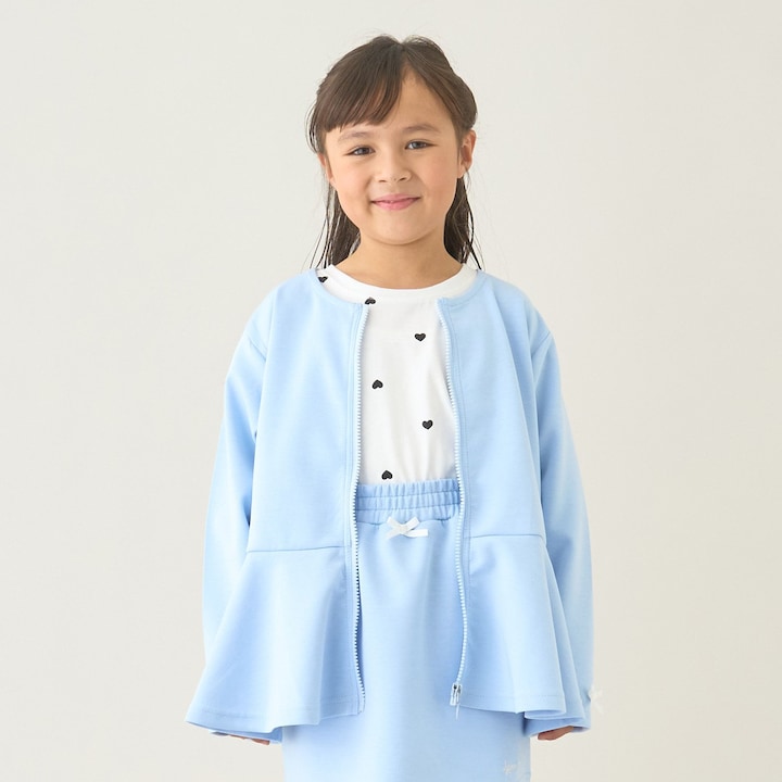 日本童裝 Ly# mine 裙邊圓領外套 100-150cm 女童款 夏季 OUTERWEAR