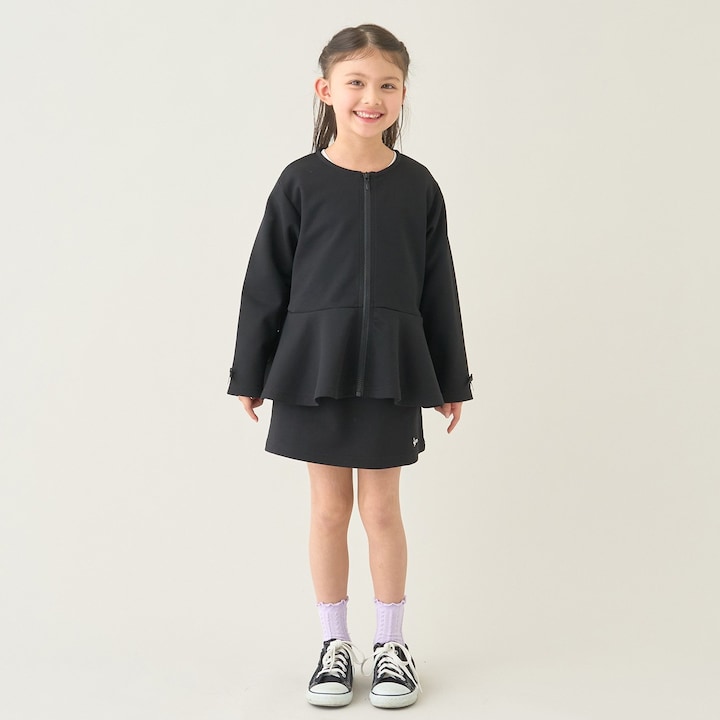 日本童裝 Ly# mine 裙邊圓領外套 100-150cm 女童款 夏季 OUTERWEAR