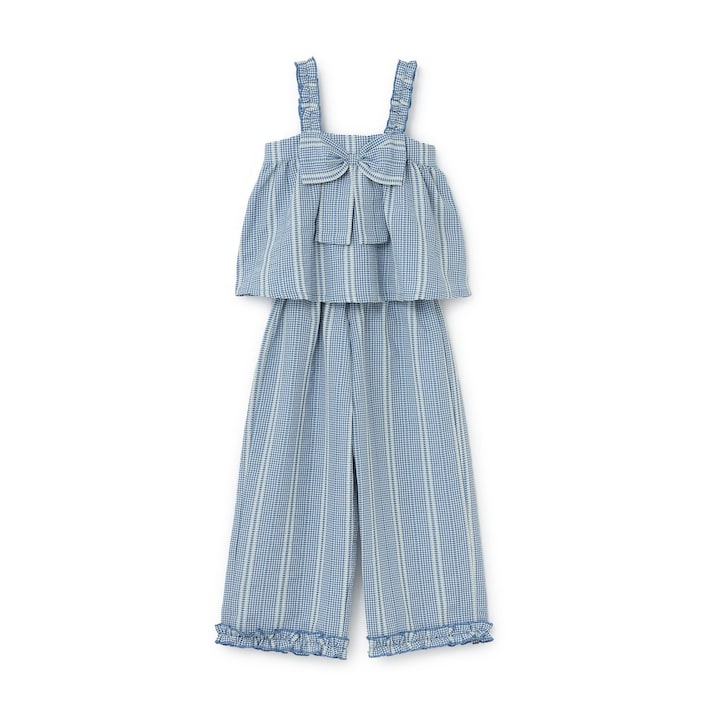 Japanese children's clothing Ly# mine tank top and shorts set 100-150cm girls summer TOPS PANTS 