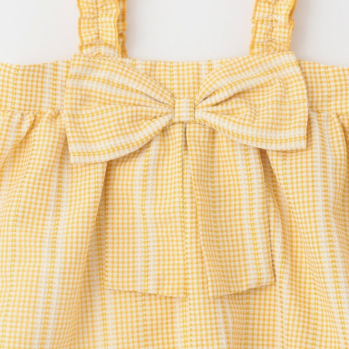 Japanese children's clothing Ly# mine tank top and shorts set 100-150cm girls summer TOPS PANTS 
