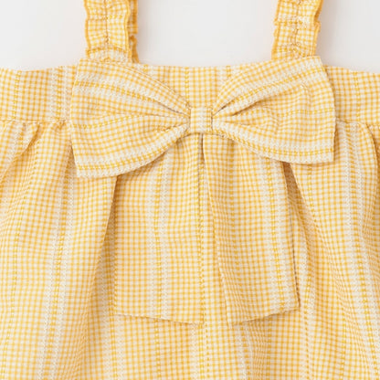Japanese children's clothing Ly# mine tank top and shorts set 100-150cm girls summer TOPS PANTS 