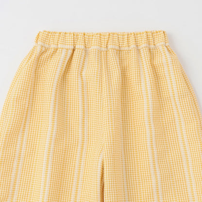 Japanese children's clothing Ly# mine tank top and shorts set 100-150cm girls summer TOPS PANTS 