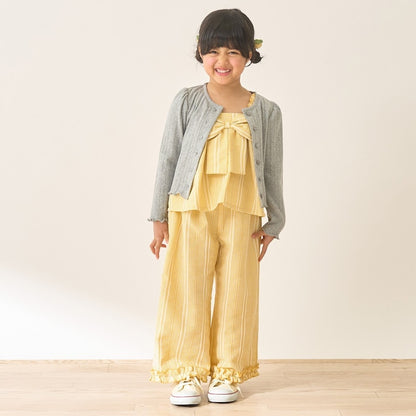 Japanese children's clothing Ly# mine tank top and shorts set 100-150cm girls summer TOPS PANTS 