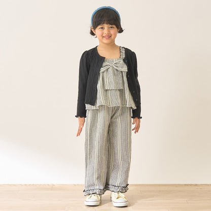 Japanese children's clothing Ly# mine tank top and shorts set 100-150cm girls summer TOPS PANTS 