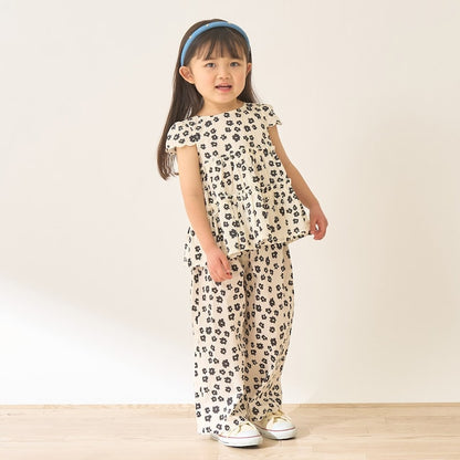 Japanese children's clothing Ly# mine tank top and shorts set 100-150cm girls summer TOPS PANTS 