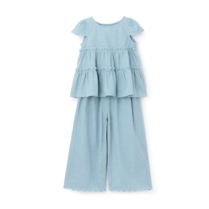 Japanese children's clothing Ly# mine tank top and shorts set 100-150cm girls summer TOPS PANTS 