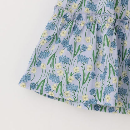 Japanese children's clothing Ly# mine tank top and shorts set 100-150cm girls summer TOPS PANTS 